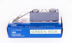 Blades - Janser Green Box Straight Blades 60mm (100 pack)