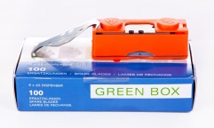 Blades - Janser Green Box Deep Hooked Blades (100 pack)